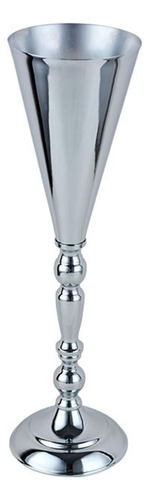 Vaso De Flores De Luxo Cromado, Decoração De Mesa De Casamen