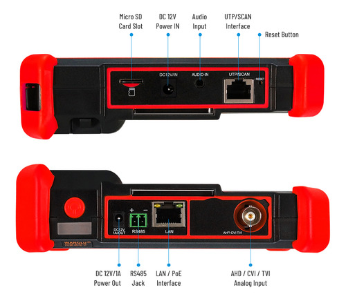Probador De Cámara Ip 4k, 8mp, Cctv, Iptv, 4 Pulgadas, Mini