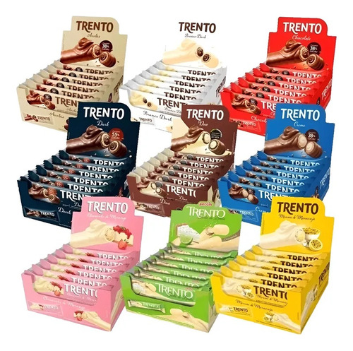 Wafer Trad Variados Kit Com 12 Display 16x29g