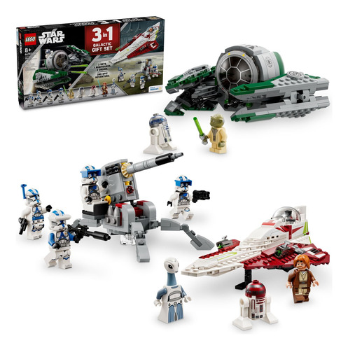 Lego Star Wars 3 En 1 Maetros Jedi Starfighter Set De Regalo