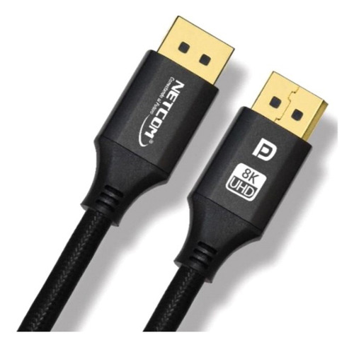 Cable Displayport Netcom De 5 Metros Uhd 8k