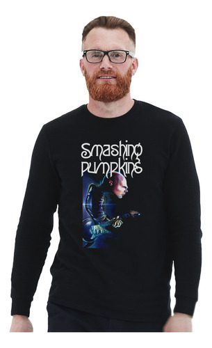 Polera Ml The Smashing Pumpkins Billy Corgan Cartoon Logo Ro