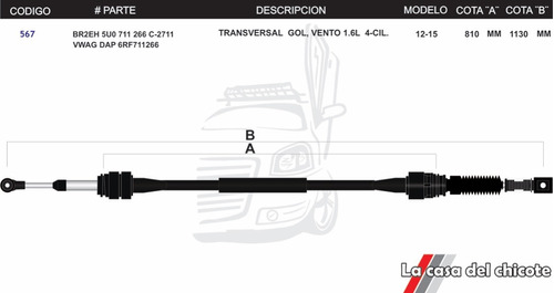 Chicote Transversal Gol Mod.2012