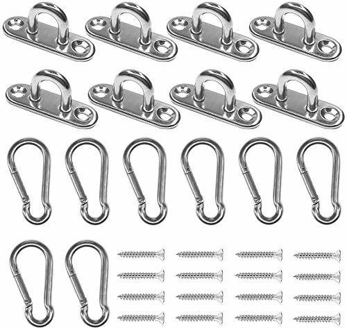 8 Gancho Forma Acero Inoxidable 1.9 In Presion Para Marina