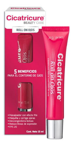 Kit Cicatricure Beauty Cure 50g + Cicatricure Roll On 15ml.