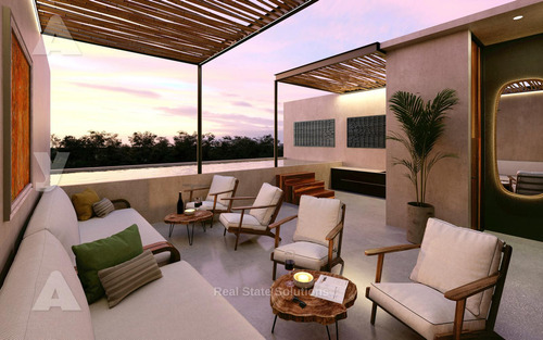 Departamento Estudio En Pre Venta, 1 Recámara, Avenida De Los Colegios, Cancún.