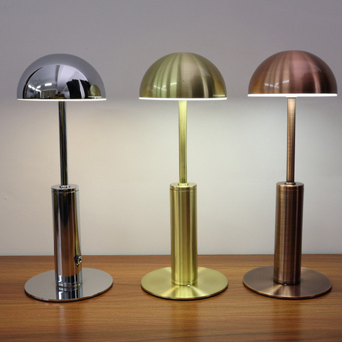 Lámpara De Mesa Gears Top Table Bar Led Simple Recargable