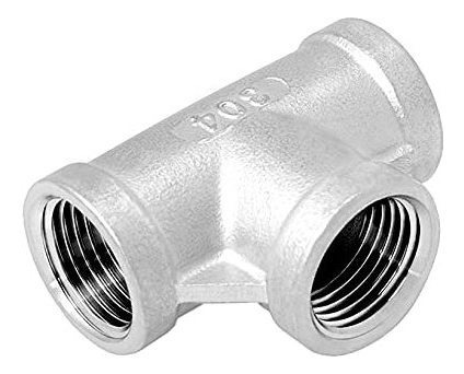 Tuberia Acero Inoxidable 3 4 Rosca Dama Npt Forma Via 2 Bc