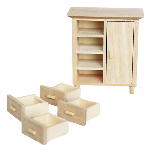 1:12 Gabinete En Miniatura Casa De Muñecas Muebles