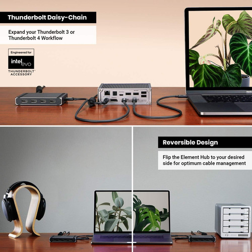 Thunderbolt 4 Element Hub Caldigit 4x Usb4 Con Carga De 60 W