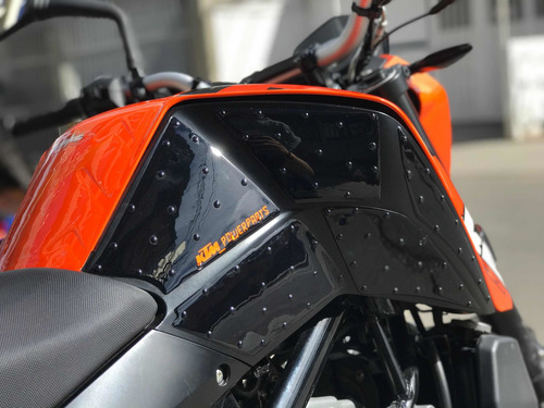 Imagen 7 de 10 de Kit Protector Tanque + Pierneras Ktm Duke 200 Y 390 Completo
