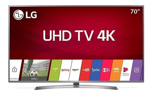 Smart Tv Led 70 Polegadas LG 70uj6585 Ultra Hd 4k Com Conver
