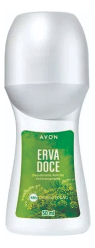 Avon Naturals Erva Doce Desodorante Roll On 50ml Fragrância Erva Doce