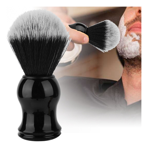 Escova De Barba Portátil Para Homens, Cabelos Macios, Alça D