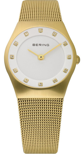 Bering Reloj Analógico De Cuarzo Para Mujer Con Correa De Ac