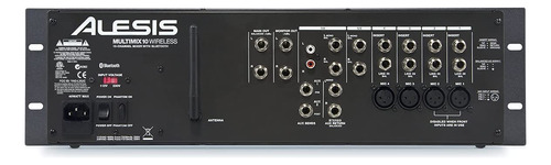 Mezclador De Audio Alesis Multimix 10 Inalámbrico De 10 Cana