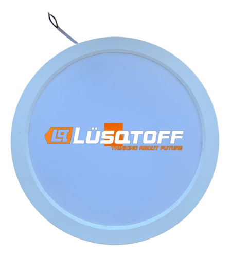 Plafón Led 18w Redondo Lüsqtoff Luz Fría 6500k Estructura Blanco