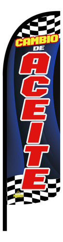 Bandera Publicitaria Auto Alarmas Carros(4x1 Mts)completa