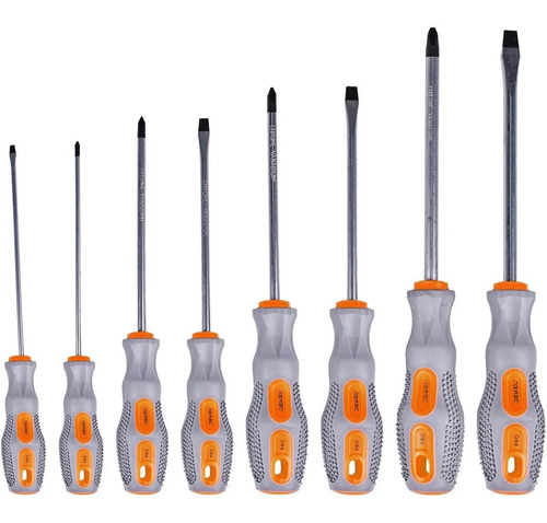 Kit De Ferramentas Com 9 Peças Dekel Dt90kca