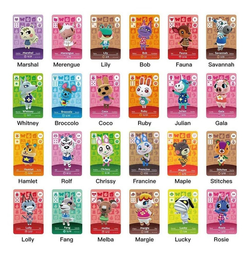 Tarjeta Nfc Amiibo Para Animal Crossing New Horiz