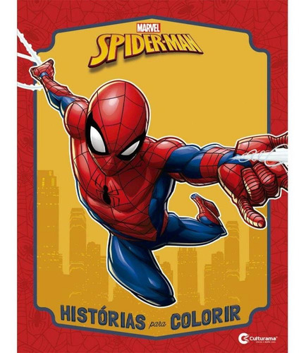 Livro Do Homem-aranha Historias Para Colorir - Culturama