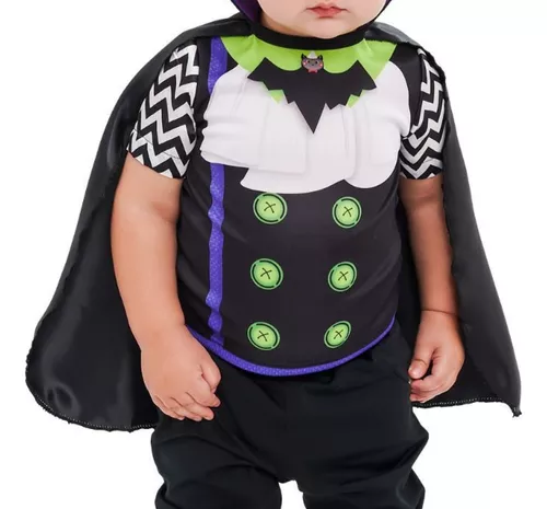 Fantasia Infantil Menino Halloween Vampiro Festas - VODAN