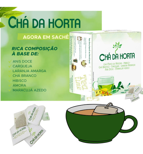 Kit Chá Da Horta Misto + Picovitta Vitamina C Cromo