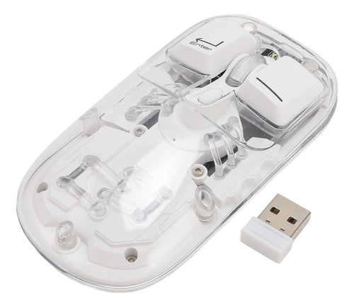 Mouse Sem Fio Recarregável De Modo Duplo 2.4g Bt5.0 3000fps