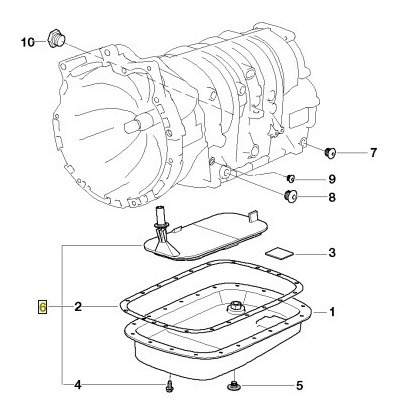 Tapa Carter C/filtro Trans 13-17 Bmw 320i Base Sedan 4 Puert