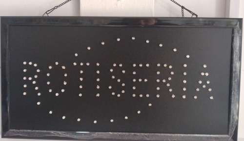 Imagen 5 de 6 de Cartel Led Rotiseria Luminoso 220 Volts
