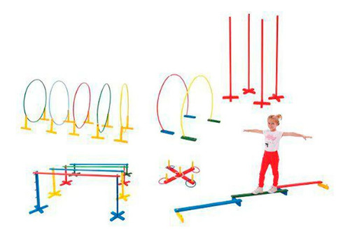 Brinquedos Educativos - Linha De Movimentação Ativa 63 Peças
