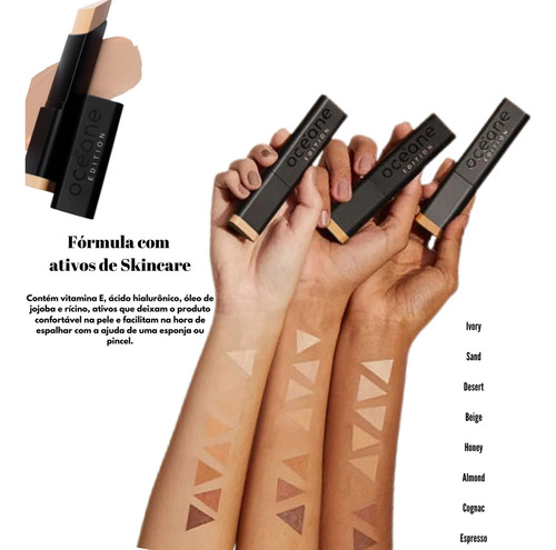 Base Em Bastão Foundation Stick Desert Océane Edition 8g