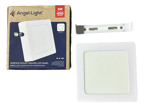 Panel Led Superficial Cuadrado 6w Angel Light