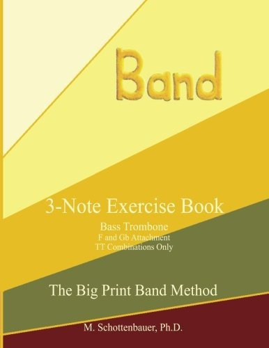 3note Exercise Book Bass Trombone Tt Combinations Only (the 