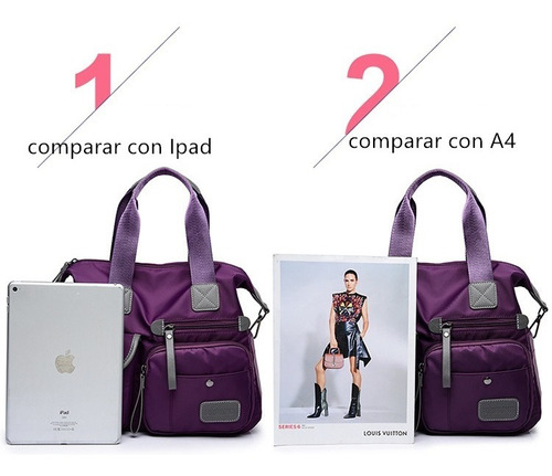 Imagen 8 de 10 de Mochila Impermeable Antirrobo Ideal Viaje Mujer 4 Colors