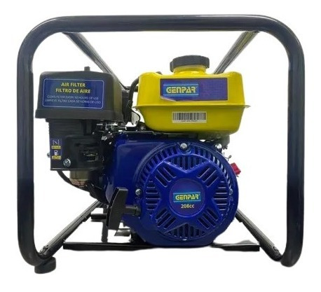 Imagen 2 de 8 de Motobomba De Agua Autocebante 3x3 6,5hp Motor A Gasolina