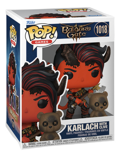 Funko Pop Karlach With Clive #1018 Baldur's Gate