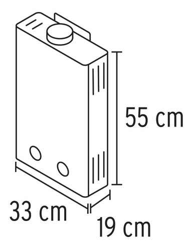 Imagen 2 de 6 de Calentador De Paso Instantaneo, 10 L/min Foset 43050
