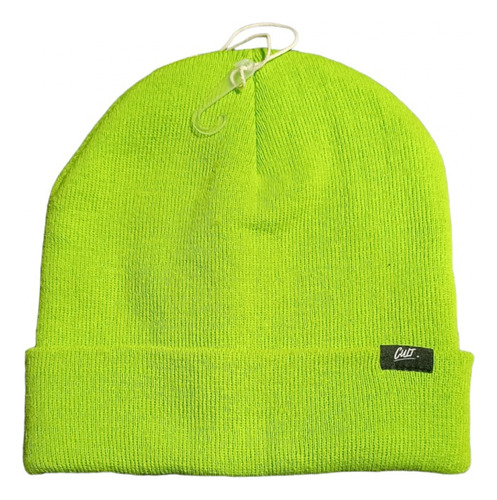 Gorro Beanie Cult Modelo Basic Neon Green