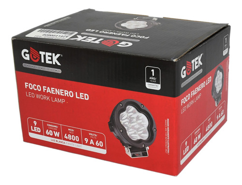 Foco Faenero Redondo Led 9 A 32 Volts