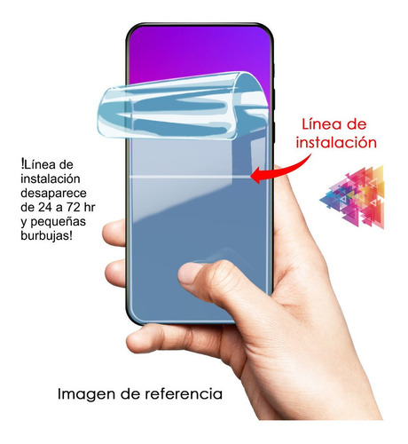 Mica Blade L210 Zte Hidrogel Filtra Luz Azul/no Cristal