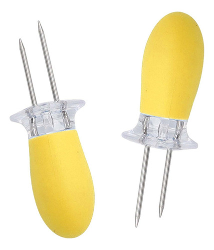 2 X 2 Uds Brochetas Cob Soporte De Maíz En Mazorca,