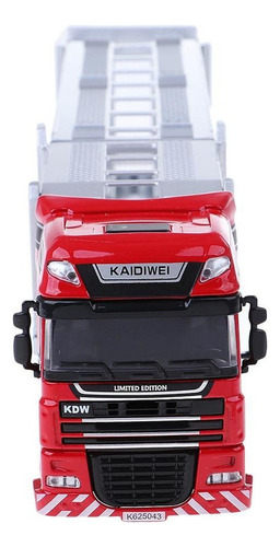 1:50 Simulación Diecast Car Transporter Truck Trailer