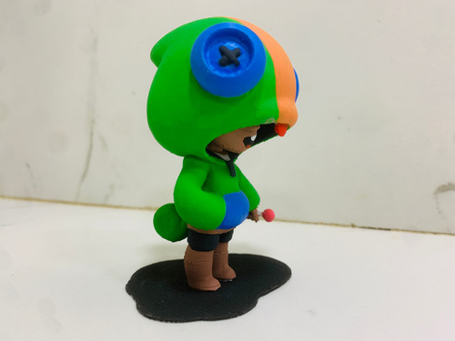Leon Brawl Stars Impresa 3d Pintada A Mano