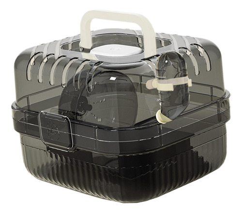 Gaiola De Hamster, Habitat De Hamster Com Garrafa De Preto