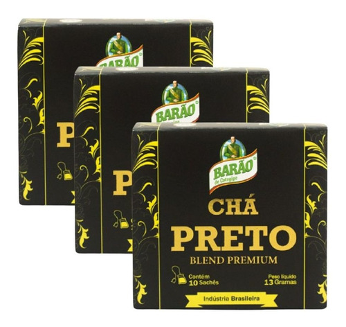 Chá Preto Blend Premium Barão De Cotegipe 30 Sachês