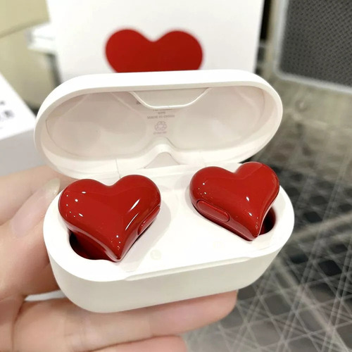 Auriculares Inalámbricos En Forma De Corazón, Bonitos