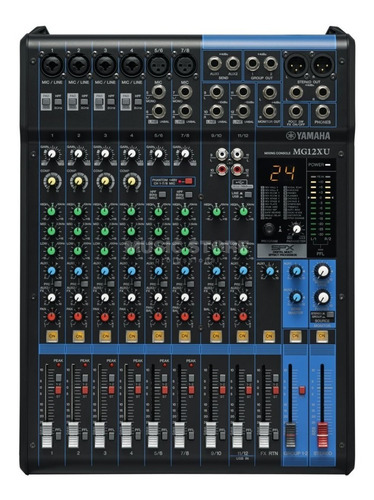 Imagen 1 de 4 de Mezclador Yamaha Mg12xu Consola Pasiva 12 Ch Efect Mixer Mg