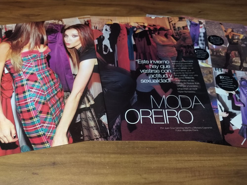 (a256) Natalia Oreiro * Clippings Revista 4 Pgs * 2009