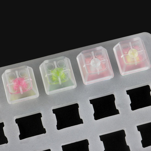 Tapas De Teclas Transparentes Teclado Mecánico Con R2